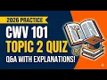 Topic 2 CWV 101 Quiz Latest 2024 2025Update Christian Worldview Questions andVerified Answers