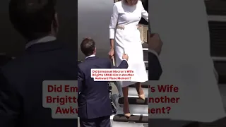 Did Emmanuel Macron s Wife Brigitte SNUB Him In Another Awkward Plane Moment