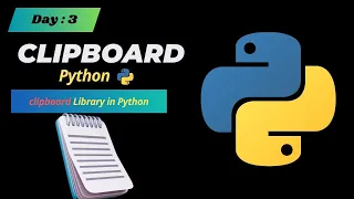 Copy-Paste Automation in Python Using Clipboard Library Python Day 3