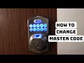 How to Change the Master Code on Defiant Fingerprint Door Lock