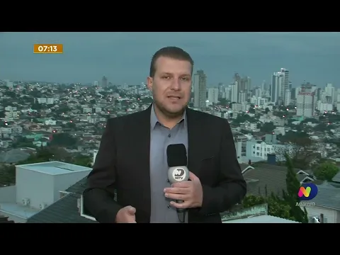 Forte chuva causa enchentes em Campos Novos