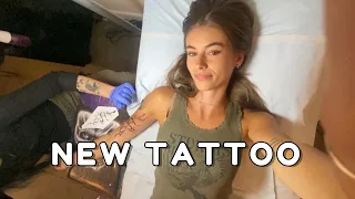 Day in My Life New Tattoo Flowers Friends Eva Cudmore Vlog