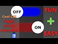 CSS Toggle Switch Animation Pure CSS And HTML