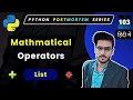 Level Up Your Python Skills List Concatenation and Repetition