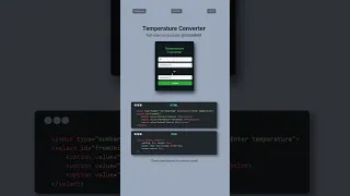 Build a Temperature Converter with JavaScript mzcode01