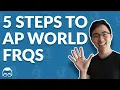 AP World History Free Response 5 Steps to Writing FRQs in 2022 Albert