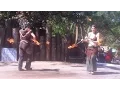Fire Tri-Staff Duo Tricks of the Light at KCRF 2012