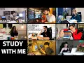 Download Lagu STUDY WITH ME MASHUP | 8 HOURS - Rain Sounds, Music in breaks (4K)