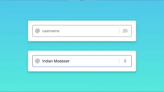 Input Characters Limit using HTML CSS JavaScript Input Character Limit