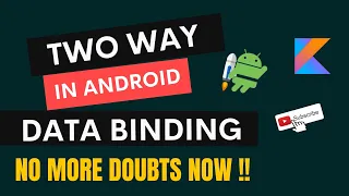 Two way data binding in android Android architecture components series