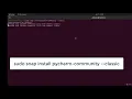 Install PyCharm on Linux Ubuntu