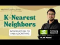 11 25a Introduction to KNN Algorithm ML Playlist