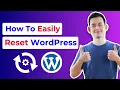 How to Reset WordPress and Start From Beginning Reset WordPress Site Advanced WordPress Reset
