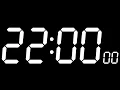 22 Minutes Timer No mid- ads 22 Minute Countdown Timer White Big Digit