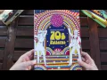 70s Patterns Creative Colouring Book - flip through