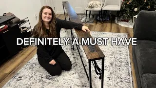 SUPERJARE 102-Inch Sofa Table with Power Outlets USB-C Extra-Long Narrow Console Table