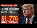 Lagu Trump Confirms “$1,776 Dividend Checks” Are Coming Before Christmas — Key Details Revealed