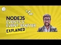 Events and Event Emitter NodeJS