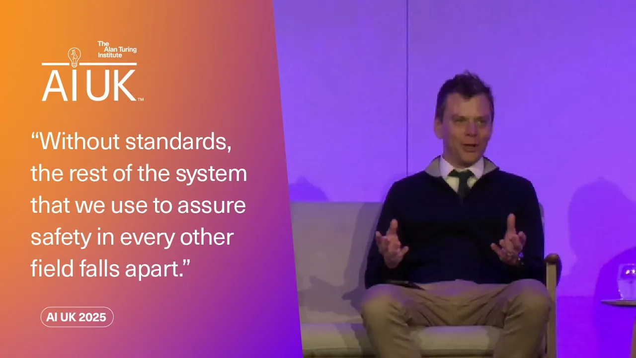 Standardisation and the future of AI assurance