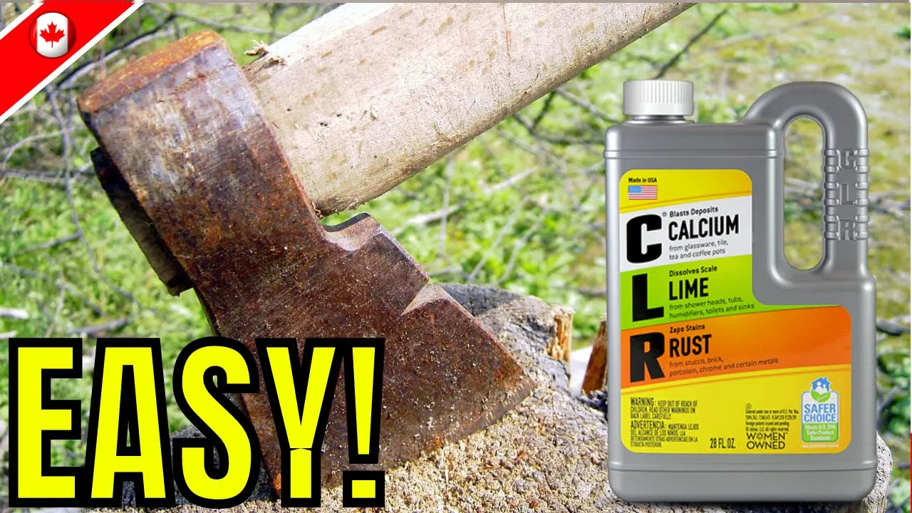 How To Remove Rust EASY | CLR Rust Remover & restoration