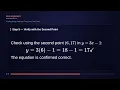 Finding Slope-Intercept Form from Two Points