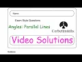 Angles in Parallel Lines Answers - Corbettmaths