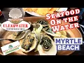 Clearwater OYSTER RAW BAR Dock and Dine Seafood Restaurant BEST Place to eat on the water