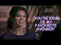 Kate Bishop fangirling over Hawkeye and avengers for over 2 minutes