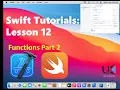 Swift Programming Functions in Swift Swift Programming Language Swift Tutorial 12 Part 2
