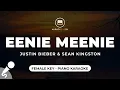 Download Lagu Eenie Meenie - Justin Bieber (Female Key - Piano Karaoke)