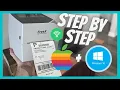 FreeX 4x6 Thermal Printer Step By Step Setup Tutorial Mac Windows USB and Wifi Installation