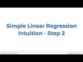 019 Simple Linear Regression Intuition Step 2