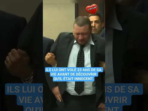 Ils lui ont volé 23 ans de sa vie avant de découvrir qu'il était innocent.