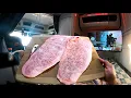 Cooking My First Japanese A5 Wagyu Steak inside of My Semi Truck