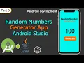 random number generator in android studio random number generator app android studio Dsacoder