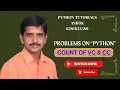Count Vowels and Consonants in Python Beginner-Friendly Program