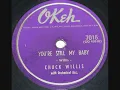 CHUCK WILLIS  You're Still My Baby  78  1952