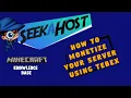 How to Monetize your Minecraft Server using Tebex Buycraft SeekaHost Minecraft Server Tutorial