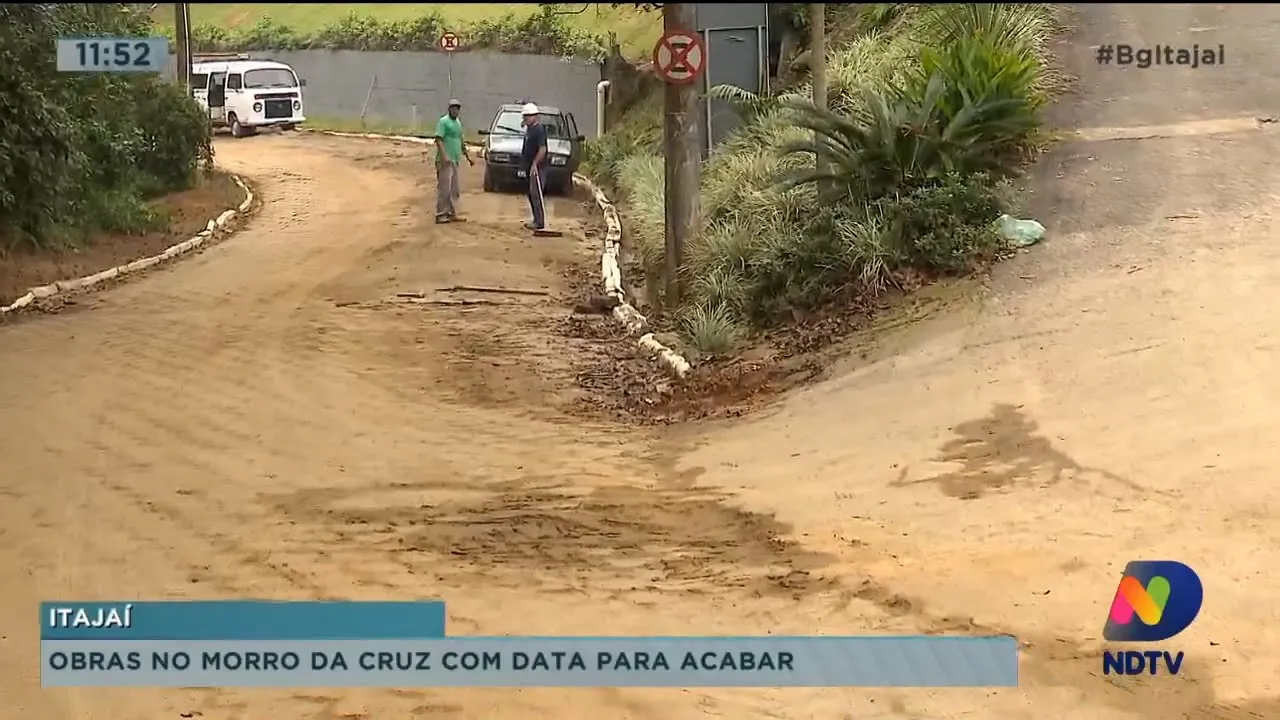 Obras no Morro da Cruz com data para acabar