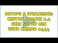 DevOps SysAdmins Centos Apache 2 4 exec suphp bin with chmod 0444