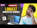 Day 47 LeetCode 128 Longest Consecutive Sequence Hash Set Google Meta Top Interview 150