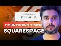 How to add Countdown Timer in Squarespace 7 1 - 2025