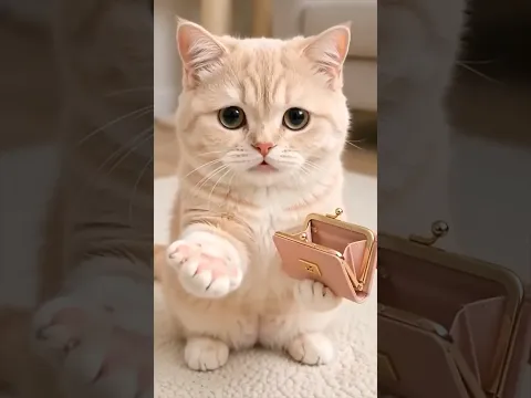 Money for little kitty #cute by Arina Sun UA