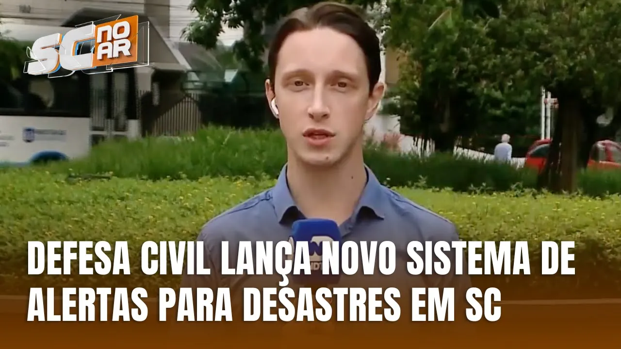 Novo sistema de alertas para desastres da Defesa Civil começa a operar em SC