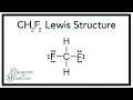 CH2F2 Lewis Structure Difluoromethane