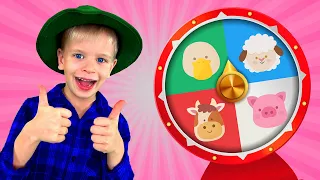 Old MacDonald had a farm - songs for children - animals friends