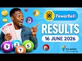 Tonight s PowerBall Results 16 June 2026 PowerBall PowerBall Xtra