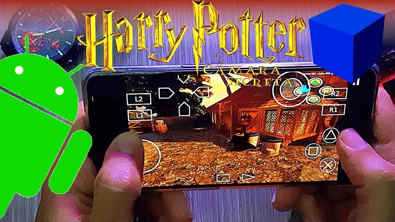 Harry Potter And The Chamber Of Secrets - PS2 Emulator Android Gameplay - Aether SX2 APK Mobile 2022