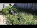 Download Lagu The Tiny Yard With A Really Overgrown Grass | Satisfying Transformation #asmr