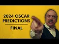FINAL 2024 OSCAR PREDICTIONS GIVEAWAY